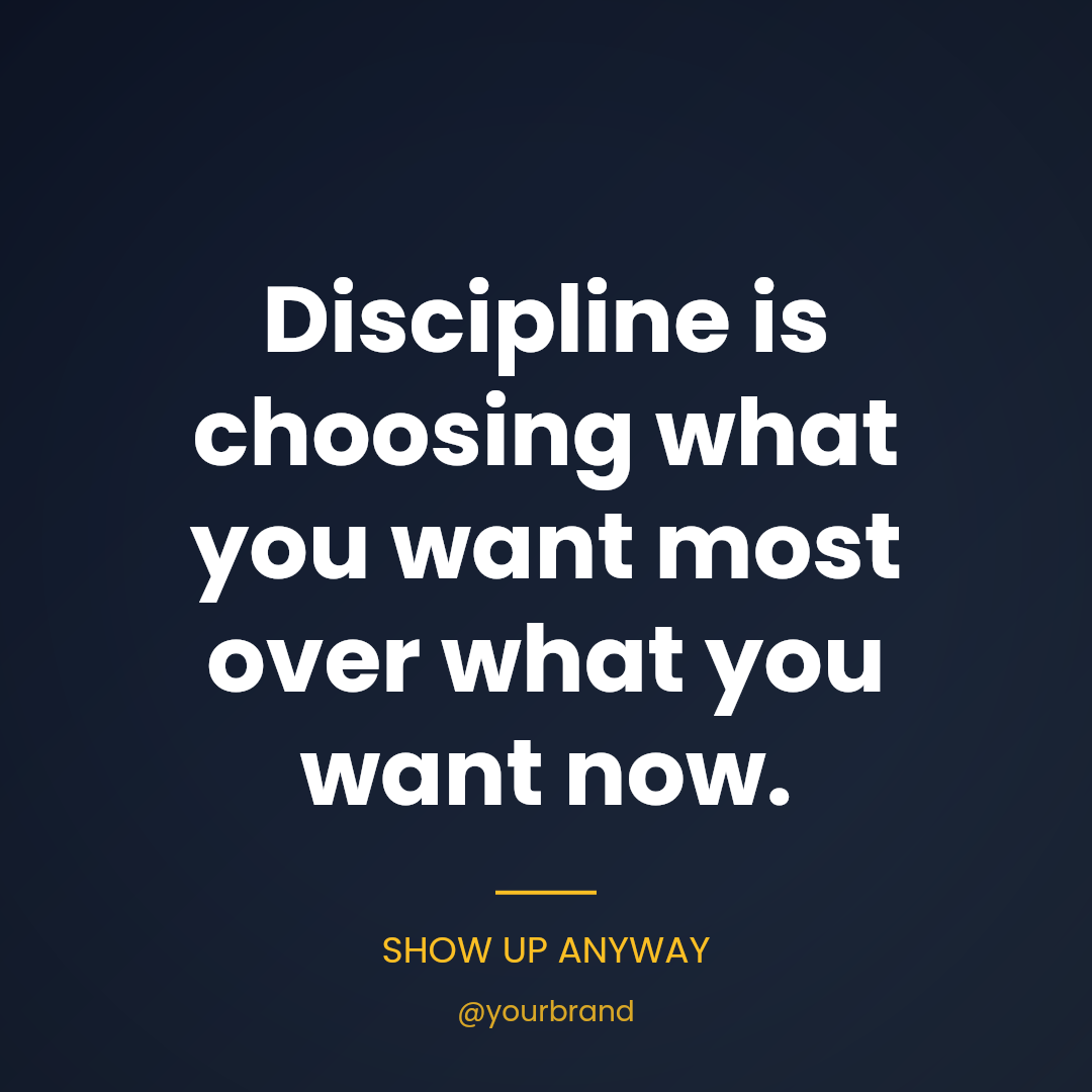 fitness quote post